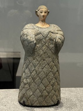 ABU DHABI, BAE - 1 Ocak 2024 'te Abu Dabi, BAE' deki Louvre Müzesinde sergi.