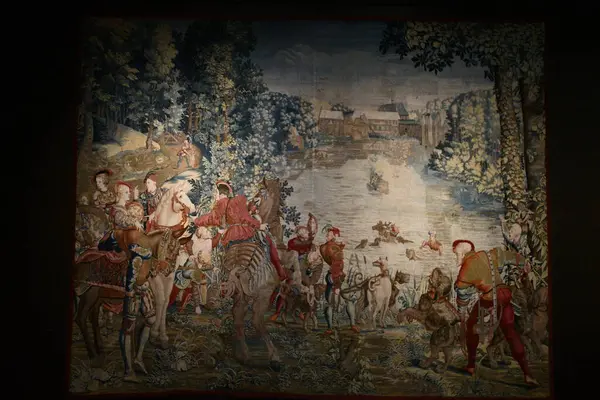 ABU DHABI, BAE - 1 Ocak 2024 'te Abu Dabi, BAE' deki Louvre Müzesinde sergi.