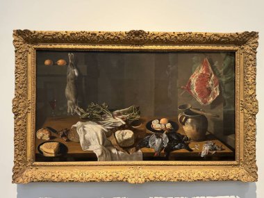 ABU DHABI, BAE - 1 Ocak 2024 'te Abu Dabi, BAE' deki Louvre Müzesinde sergi.