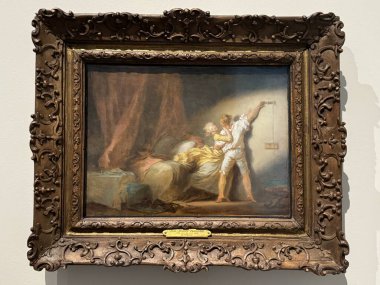 ABU DHABI, BAE - 1 Ocak 2024 'te Abu Dabi, BAE' deki Louvre Müzesinde sergi.