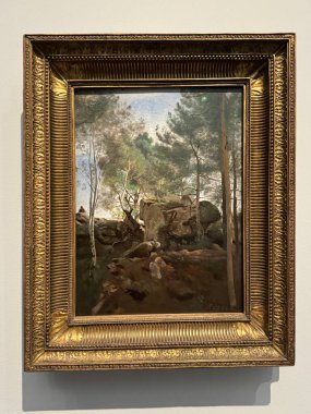 ABU DHABI, BAE - 1 Ocak 2024 'te Abu Dabi, BAE' deki Louvre Müzesinde sergi.