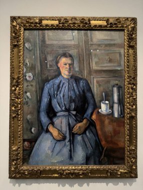 ABU DHABI, BAE - 1 Ocak 2024 'te Abu Dabi, BAE' deki Louvre Müzesinde sergi.