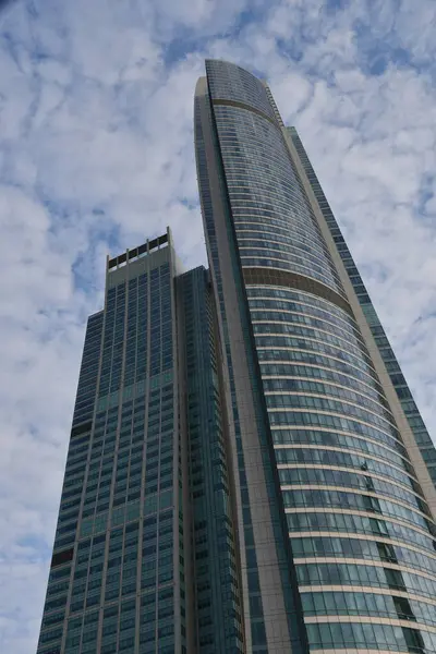 stock image ABU DHABI, UAE - JAN 1: Nation Towers in Abu Dhabi, UAE, as seen on Jan 1, 2024.