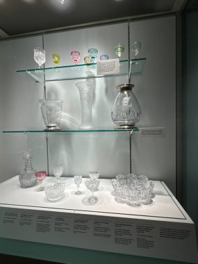 CORNING, NY - 31 AUG: Kristal Şehir Sergisi Corning, New York 'taki Corning Cam Müzesi' nde, 31 Ağustos 2024 'te görüldüğü gibi.