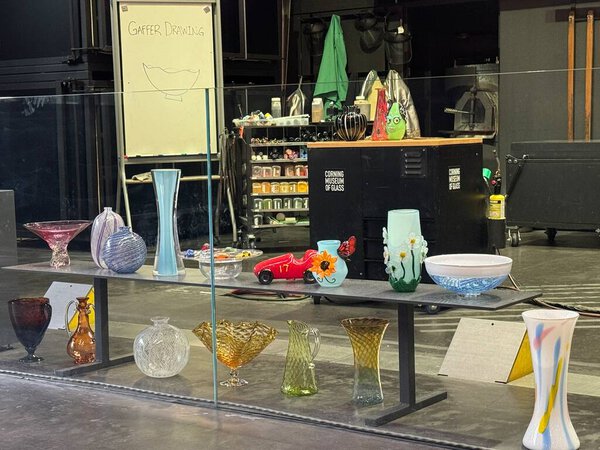 CORNING, NY - AUG 31: Amphitheatre Hot Shop at Corning Museum of Glass in Corning, New York, as seen on Aug 31, 2024.