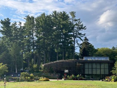 ITHACA, NY - 1. SEP: New York, Ithaca 'daki Cornell Botanik Bahçeleri' nde sebze bahçesi, 1..