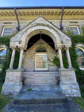 ITHACA, NY - SEP 1: 1 Eylül 2024 'te Ithaca, New York' taki Cornell Üniversitesi kampüsünde görüldüğü gibi.