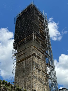 ITHACA, NY - SEP 1: 1 Eylül 2024 'te Ithaca, New York' taki Cornell Üniversitesi kampüsünde görüldüğü gibi.