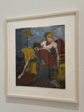 ITHACA, NY - 1. SEP: 1. Sezon 1. Bölüm 'de görüldüğü üzere New York, Ithaca' daki Herbert F. Johnson Sanat Müzesinde sergi.