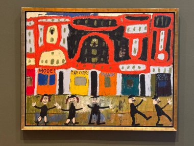 ITHACA, NY - 1. SEP: 1. Sezon 1. Bölüm 'de görüldüğü üzere New York, Ithaca' daki Herbert F. Johnson Sanat Müzesinde sergi.