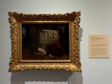 ITHACA, NY - 1. SEP: 1. Sezon 1. Bölüm 'de görüldüğü üzere New York, Ithaca' daki Herbert F. Johnson Sanat Müzesinde sergi.