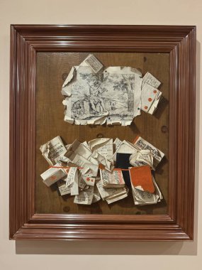 ITHACA, NY - 1. SEP: 1. Sezon 1. Bölüm 'de görüldüğü üzere New York, Ithaca' daki Herbert F. Johnson Sanat Müzesinde sergi.