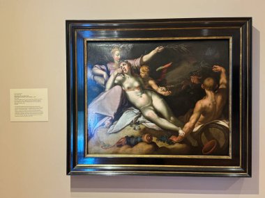 ITHACA, NY - 1. SEP: 1. Sezon 1. Bölüm 'de görüldüğü üzere New York, Ithaca' daki Herbert F. Johnson Sanat Müzesinde sergi.