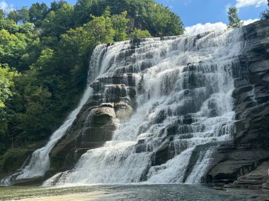 Ithaca Falls in Ithaca, New York clipart