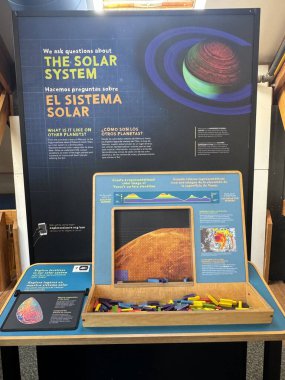 ITHACA, NY - 31 AUG: 31 Ağustos 2024 'te Ithaca, New York' taki Sciencenter 'da görülen sergi.