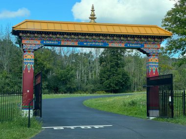 ITHACA, NY - 1. SEP: Ithaca, New York 'taki Namgyal Manastır Araştırmaları Enstitüsü, 1..