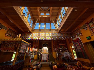 ITHACA, NY - 1. SEP: Ithaca, New York 'taki Namgyal Manastır Araştırmaları Enstitüsü, 1..