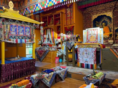 ITHACA, NY - 1. SEP: Ithaca, New York 'taki Namgyal Manastır Araştırmaları Enstitüsü, 1..