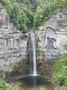 Taughannock Falls in Ithaca, New York clipart