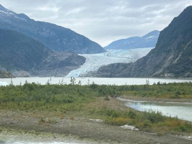 Mendenhall Buzulu Juneau, Alaska 'daki Mendenhall Buzulu Ulusal Parkı