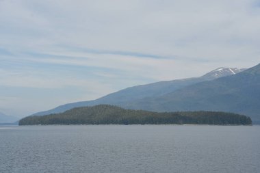 Endicott Arm manzarası, Juneau yakınlarında, Alaska 'da.