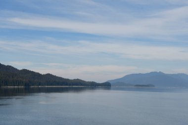 Endicott Arm manzarası, Juneau yakınlarında, Alaska 'da.