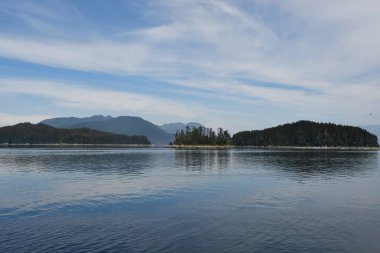 Endicott Arm manzarası, Juneau yakınlarında, Alaska 'da.
