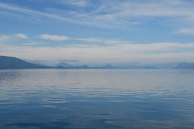 Endicott Arm manzarası, Juneau yakınlarında, Alaska 'da.