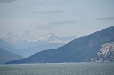Endicott Arm manzarası, Juneau yakınlarında, Alaska 'da.
