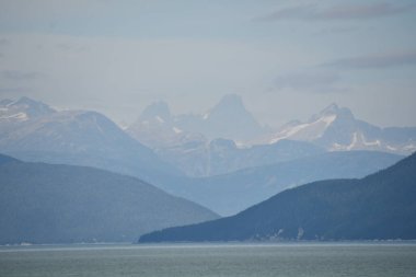 Endicott Arm manzarası, Juneau yakınlarında, Alaska 'da.