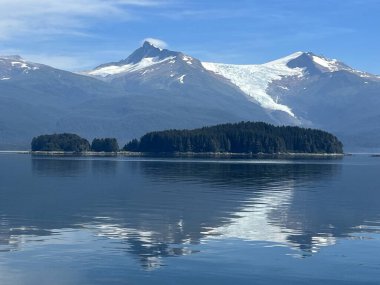 Endicott Arm manzarası, Juneau yakınlarında, Alaska 'da.