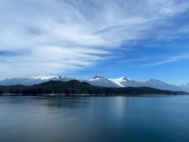 Endicott Arm manzarası, Juneau yakınlarında, Alaska 'da.