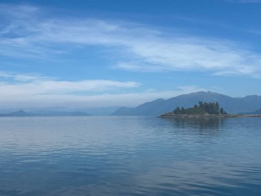 Endicott Arm manzarası, Juneau yakınlarında, Alaska 'da.