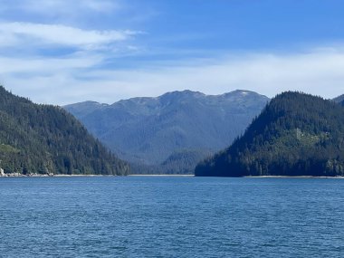 Endicott Arm manzarası, Juneau yakınlarında, Alaska 'da.