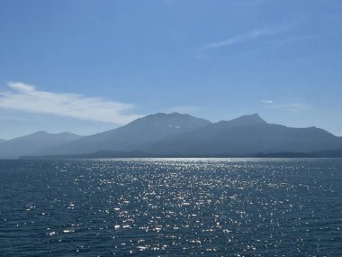 Endicott Arm manzarası, Juneau yakınlarında, Alaska 'da.