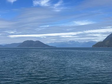Endicott Arm manzarası, Juneau yakınlarında, Alaska 'da.