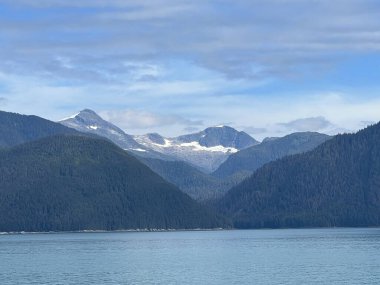 Endicott Arm manzarası, Juneau yakınlarında, Alaska 'da.
