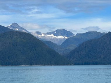 Endicott Arm manzarası, Juneau yakınlarında, Alaska 'da.