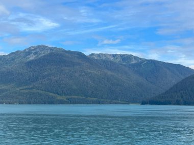 Endicott Arm manzarası, Juneau yakınlarında, Alaska 'da.