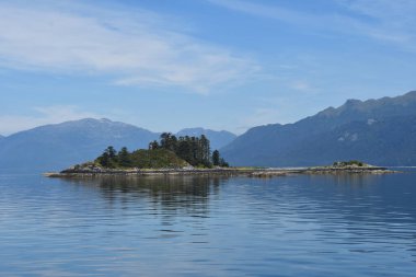 Endicott Arm manzarası, Juneau yakınlarında, Alaska 'da.