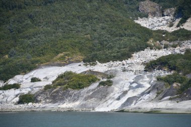 Endicott Arm Şelalesi, Juneau yakınlarında, Alaska 'da.