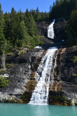 Endicott Arm Şelalesi, Juneau yakınlarında, Alaska 'da.