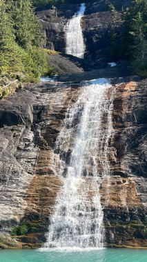 Endicott Arm Şelalesi, Juneau yakınlarında, Alaska 'da.
