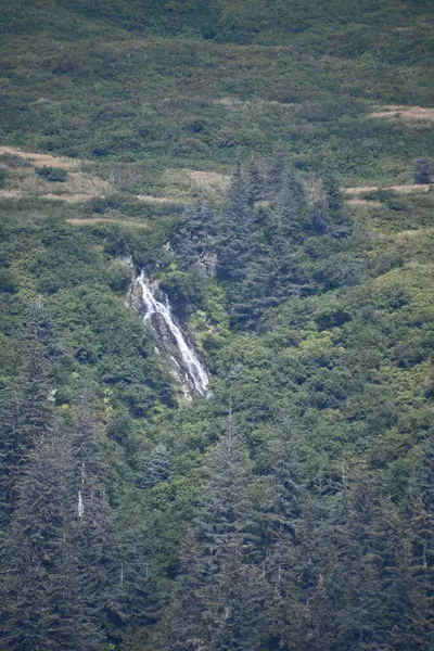 stock image Waterfall in the Endicott Arm, near Juneau, in Alaska USA