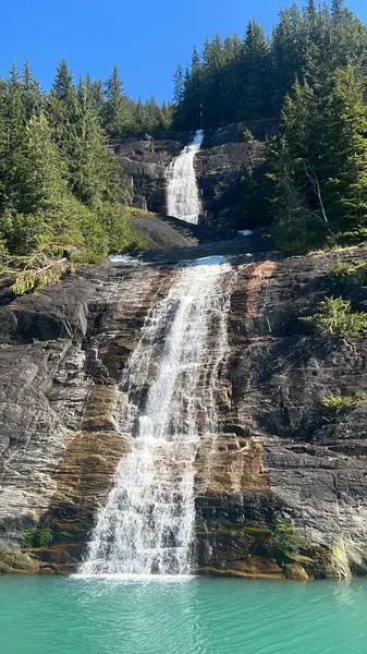 Endicott Arm Şelalesi, Juneau yakınlarında, Alaska 'da.