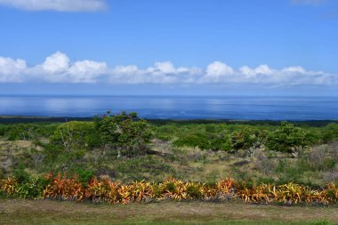 Hawaii 'deki Büyük Ada' dan Manzaralı