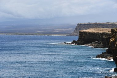 Hawaii 'nin en güney noktası olan Ka Lae' den görüntü.
