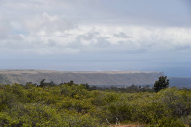Hawaii 'nin en güney noktası olan Ka Lae' den görüntü.