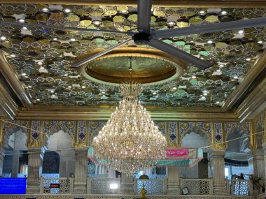 DELHI, INDIA - 16 Şubat: Gurudwara Sis Ganj Sahib, Delhi, Hindistan, 19 Şubat 2024.