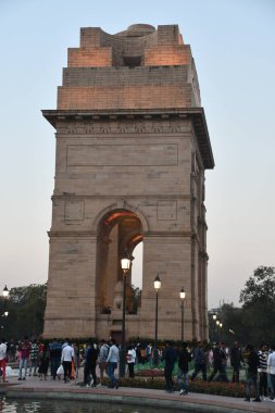 DELHI, Hindistan - 16 Şubat: Hindistan Yeni Delhi Kapısı, 16 Şubat 2024 'te görüldüğü gibi.